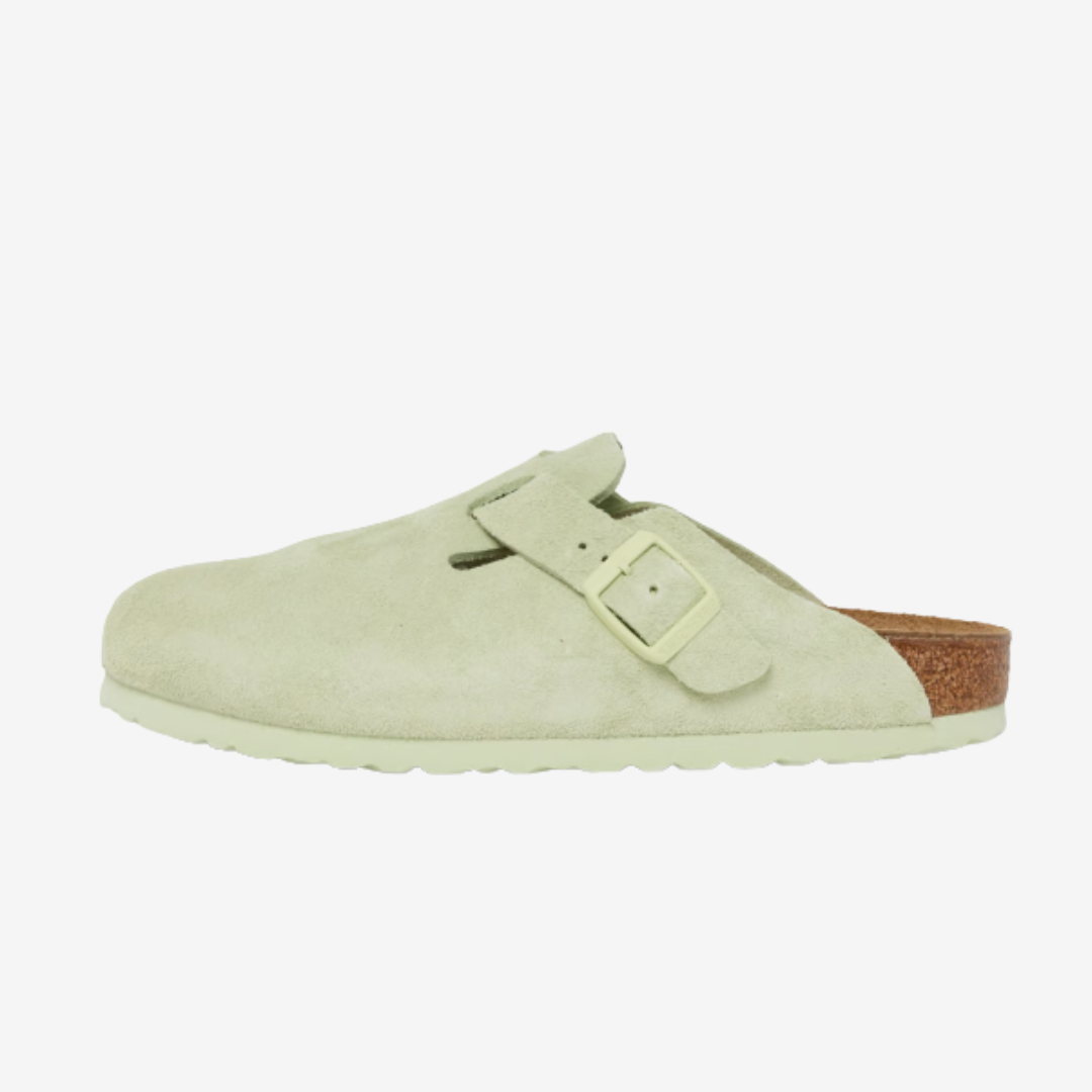 Birkenstock Boston Soft faded lime