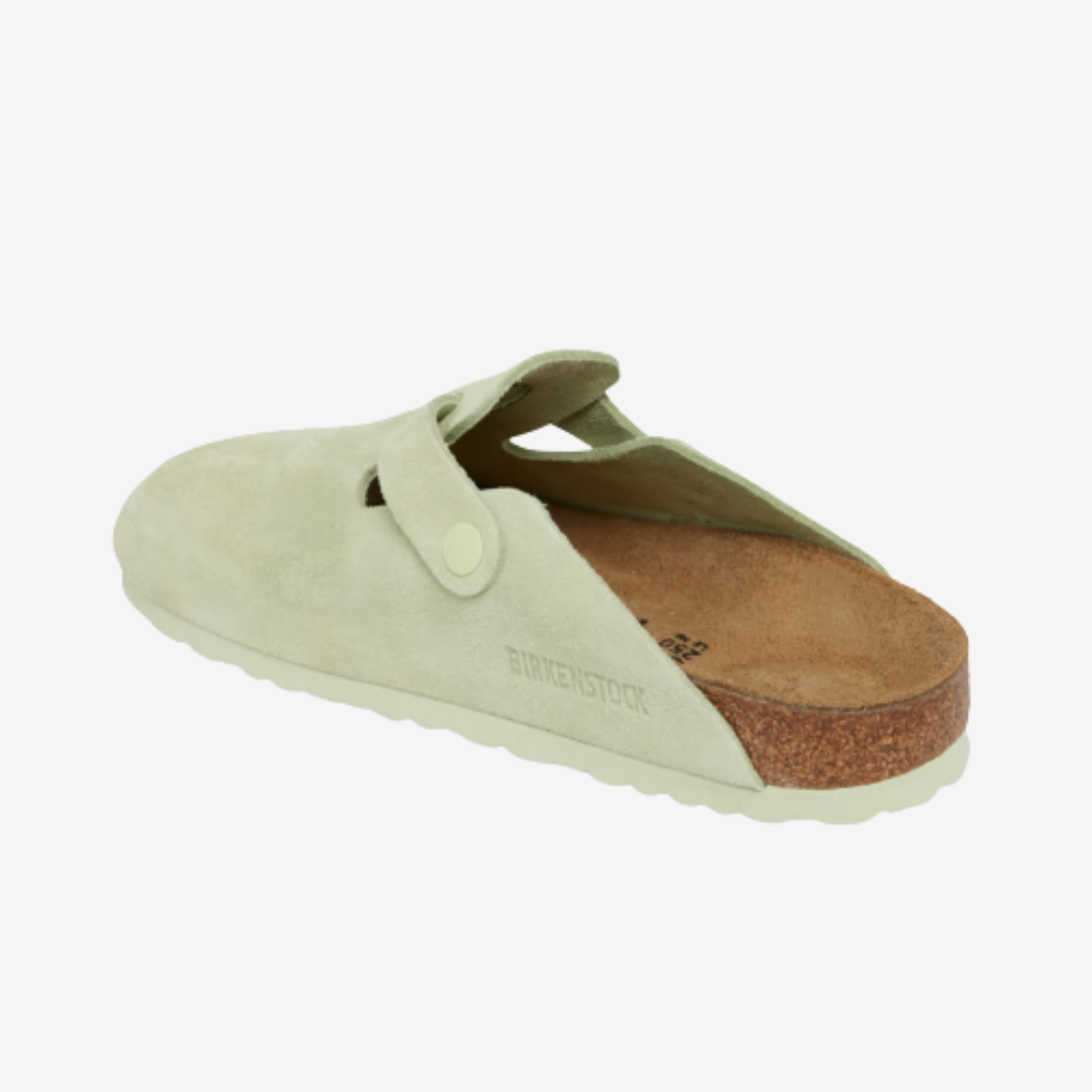 Birkenstock Boston Soft faded lime