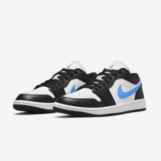 Jordan 1 Low Black University Blue White (Women's)