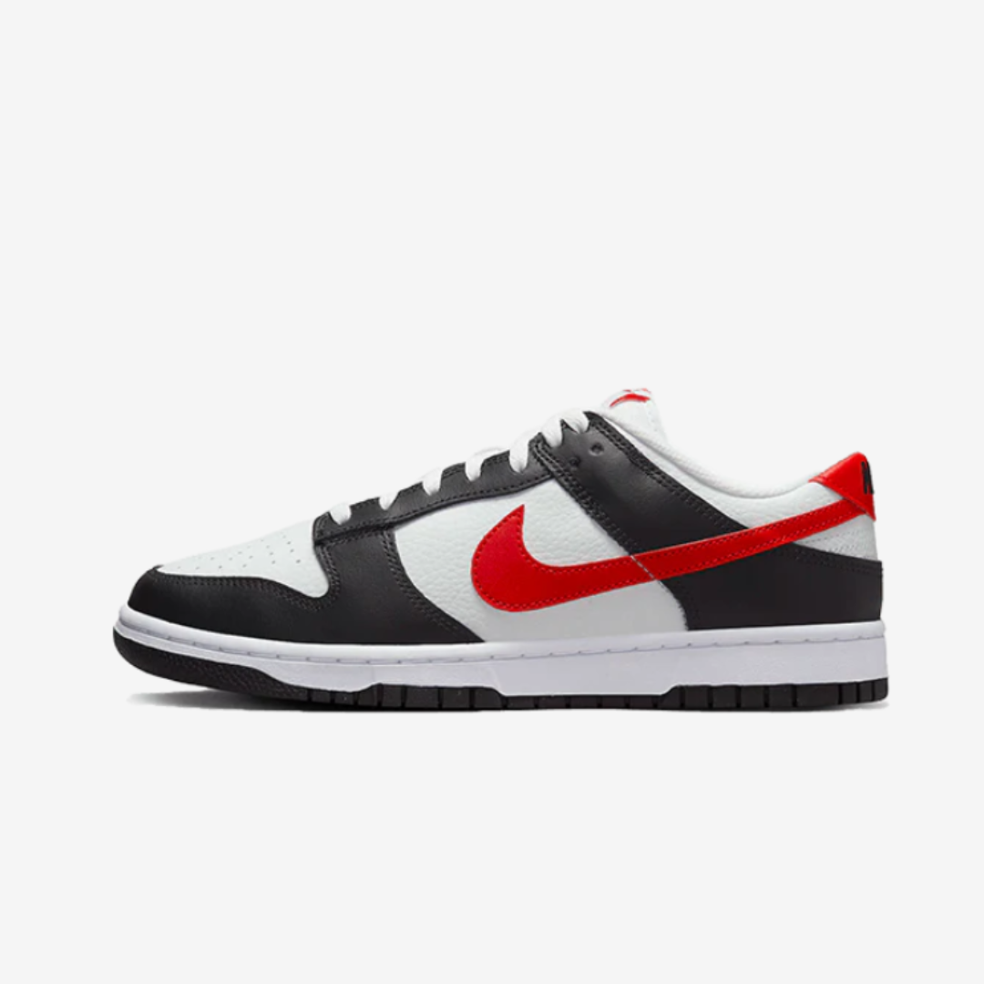 Nike Dunk Low Retro Red Swoosh Panda